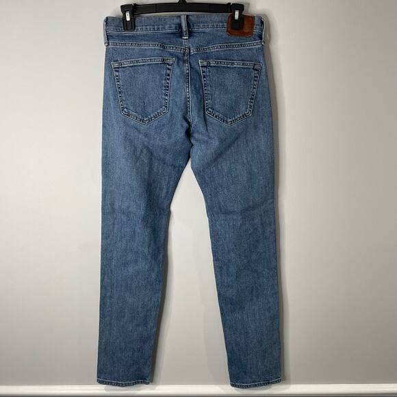 Abercrombie & Fitch Langdon Slim Jeans Medium Wash Menβs Size 28 x 30 - Picture 7 of 14